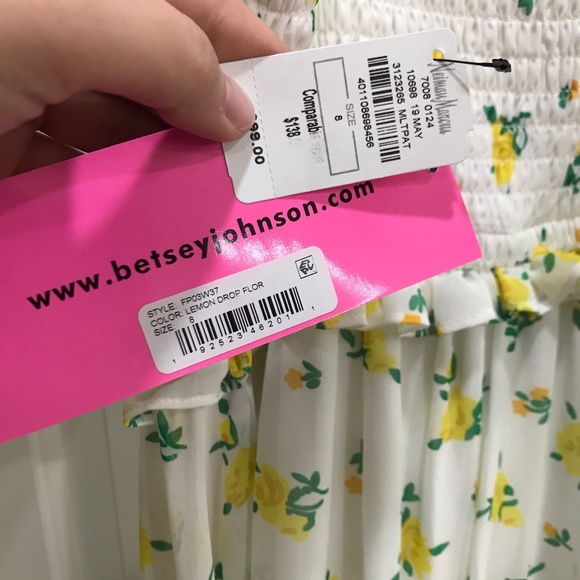 Betsey Johnson Marigold Ruffle Tiered Maxi Dress - Picture 8 of 8